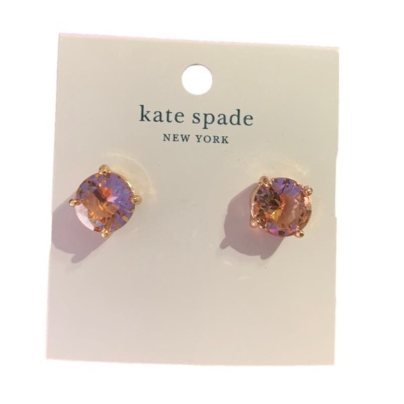 NWT Kate Spade New York Light Peach Earrings - Picture 1 of 3